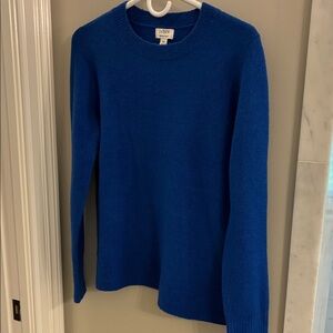 J. Crew Women's Bright Blue Crewneck Sweater